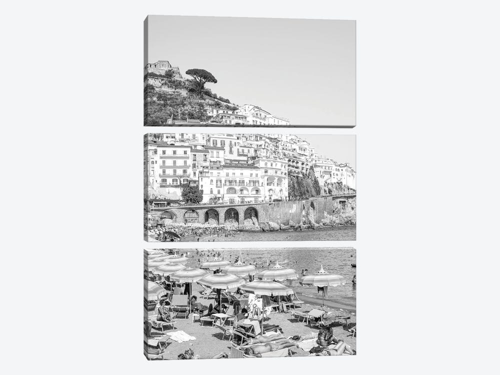 Amalfi Beach Day - Right One by Henrike Schenk 3-piece Canvas Art Print