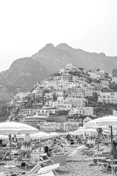 Positano Beach Day - Right One by Henrike Schenk framed wall art