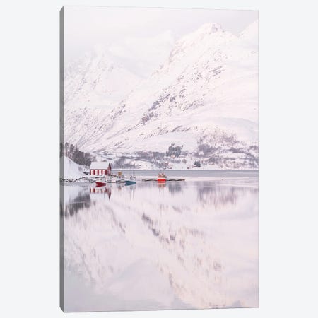 Arctic Reflections Canvas Print #HSK244} by Henrike Schenk Canvas Artwork