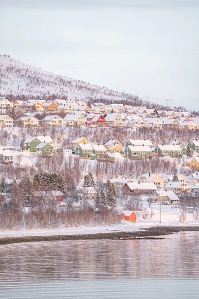 Houses Of Tromsø by Henrike Schenk multi panel art
