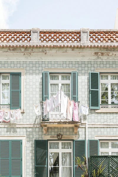 Windows: Laundry Day In Sintra by Henrike Schenk