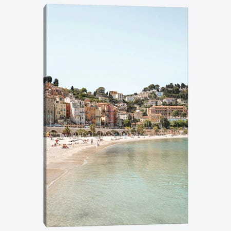 Colorful Houses In Menton, France Canv - Canvas Print | Henrike Schenk