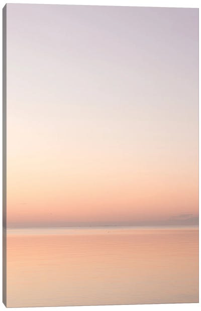 Abstract Pastel Sunrise Canvas Art Print - Rothko Inspired Photography