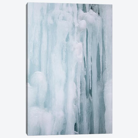 Frozen Waterfall In Norway Canvas Print #HSK30} by Henrike Schenk Art Print
