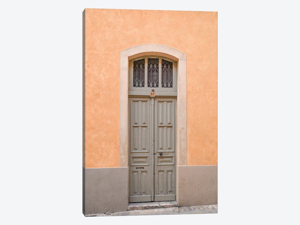 Door In Nice, France by Henrike Schenk 1-piece Canvas Art Print