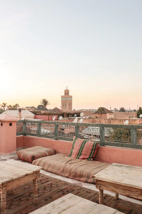 Sunset In Marrakech