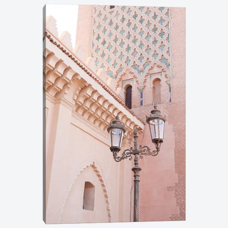 Pink Architecture In Marrakech Canvas Print #HSK56} by Henrike Schenk Canvas Artwork