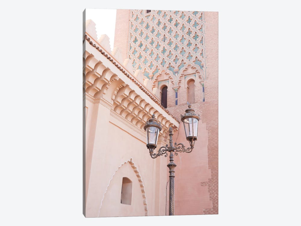 Pink Architecture In Marrakech by Henrike Schenk 1-piece Canvas Art