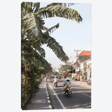 Streets Of Bali Canvas Print #HSK70} by Henrike Schenk Art Print
