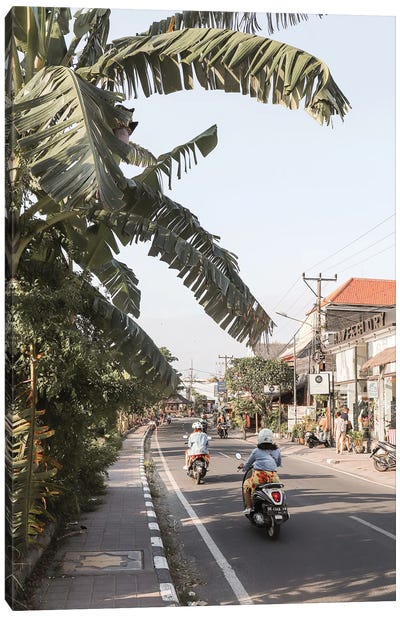 Streets Of Bali Canvas Art Print - Daydream Destinations
