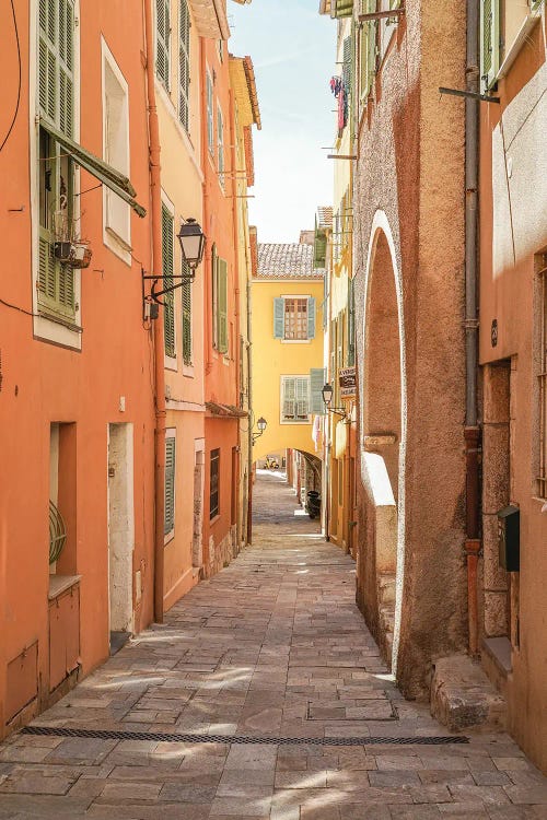 Colorful Street In Menton, France