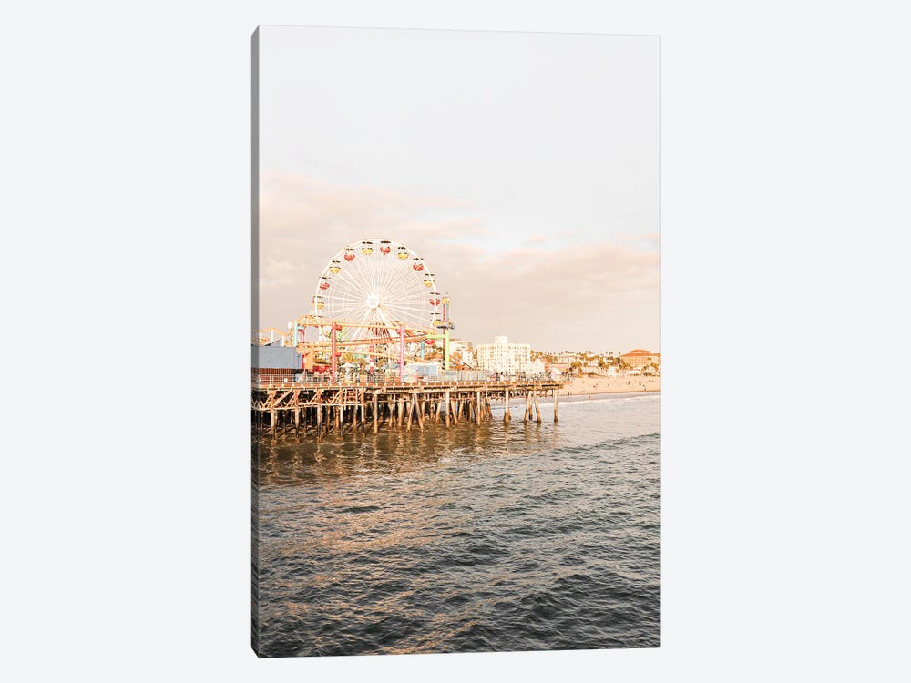 Santa Monica Pier California by Henrike Schenk 1-piece Canvas Artwork