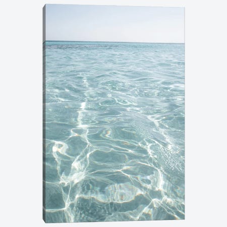 Clear Blue Sea Water Canvas Print #HSK7} by Henrike Schenk Canvas Print