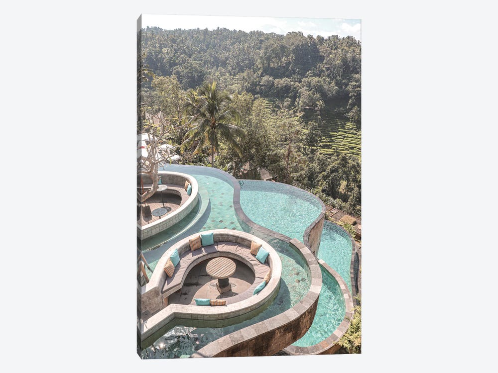 Tropical Jungle Pool On Bali Island by Henrike Schenk 1-piece Art Print