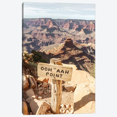 Grand Canyon View Point Canvas Print #HSK97} by Henrike Schenk Canvas Wall Art
