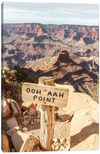 Grand Canyon View Point Canvas Art Print - Grand Canyon National Park
