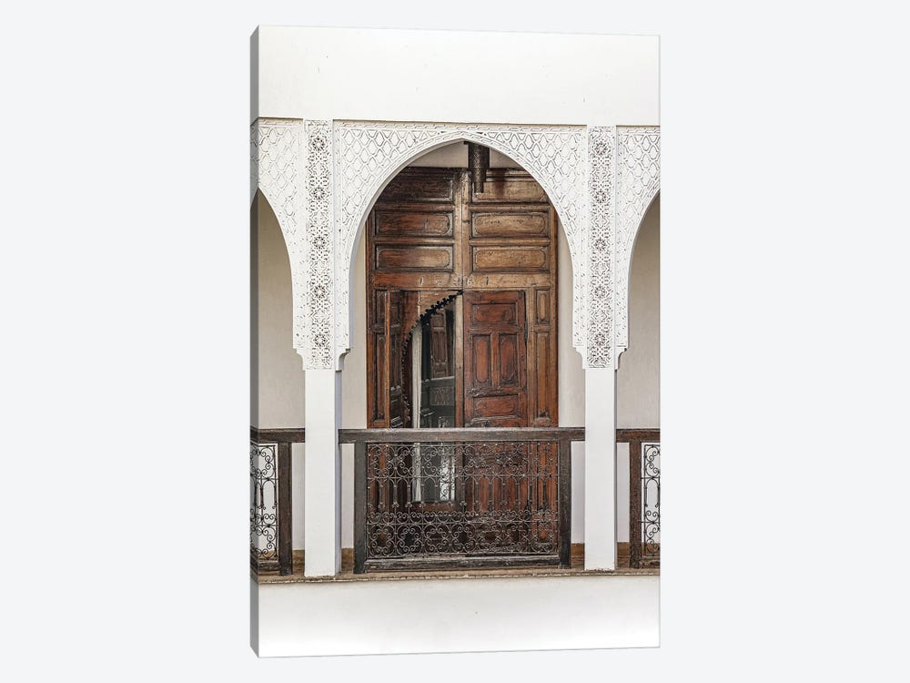 Vintage Wooden Door In Marrakech by Henrike Schenk 1-piece Canvas Art