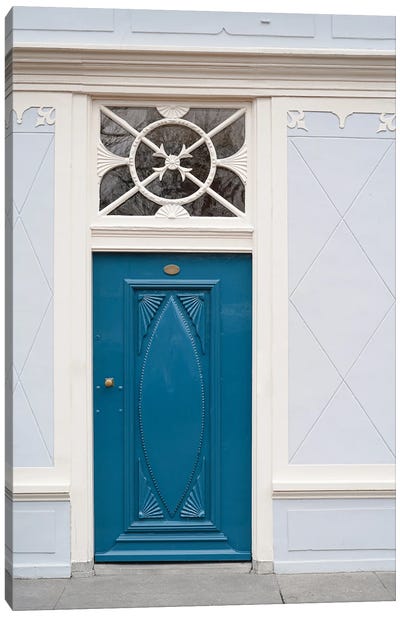 The Blue Door In Holland Canvas Art Print - Henrike Schenk