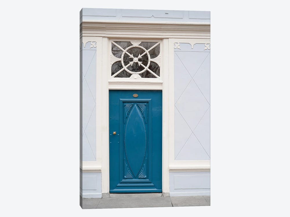 The Blue Door In Holland by Henrike Schenk 1-piece Canvas Art Print