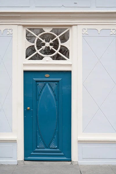 The Blue Door In Holland