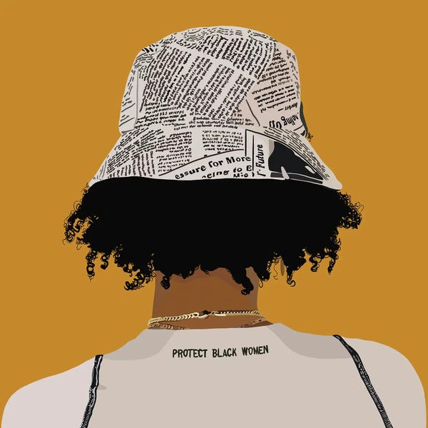 Streetwear: Protect Black Women Yellow by Artpce