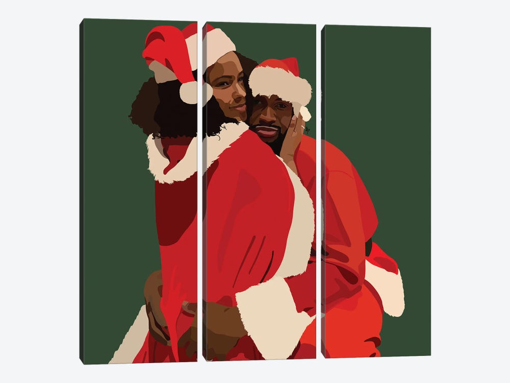 Christmas Bae by Artpce 3-piece Canvas Wall Art