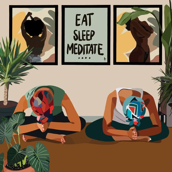 Interiors: Eat Sleep Meditate by Artpce
