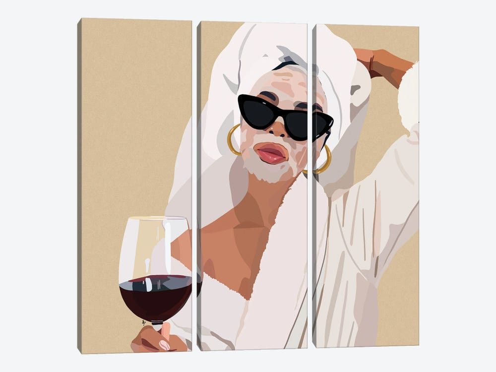 More Wine by Artpce 3-piece Canvas Artwork