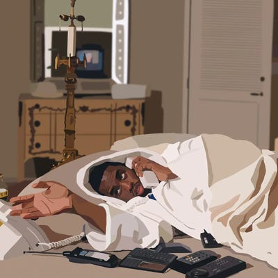 Monday Mood by Artpce metal wall art