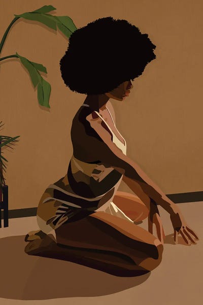 Calm: Brown Skin by Artpce