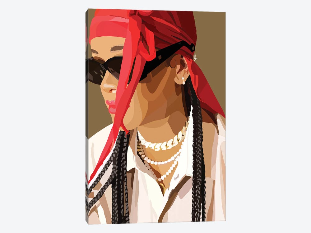 Rihanna by Artpce 1-piece Canvas Art Print