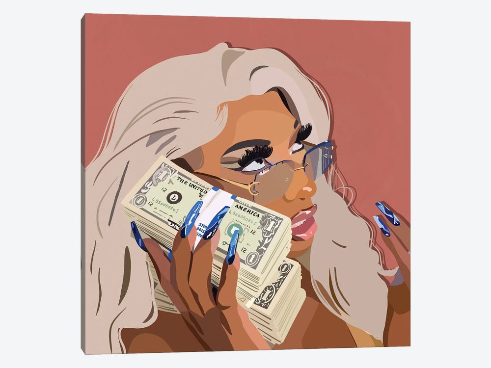 Meg Money by Artpce 1-piece Art Print