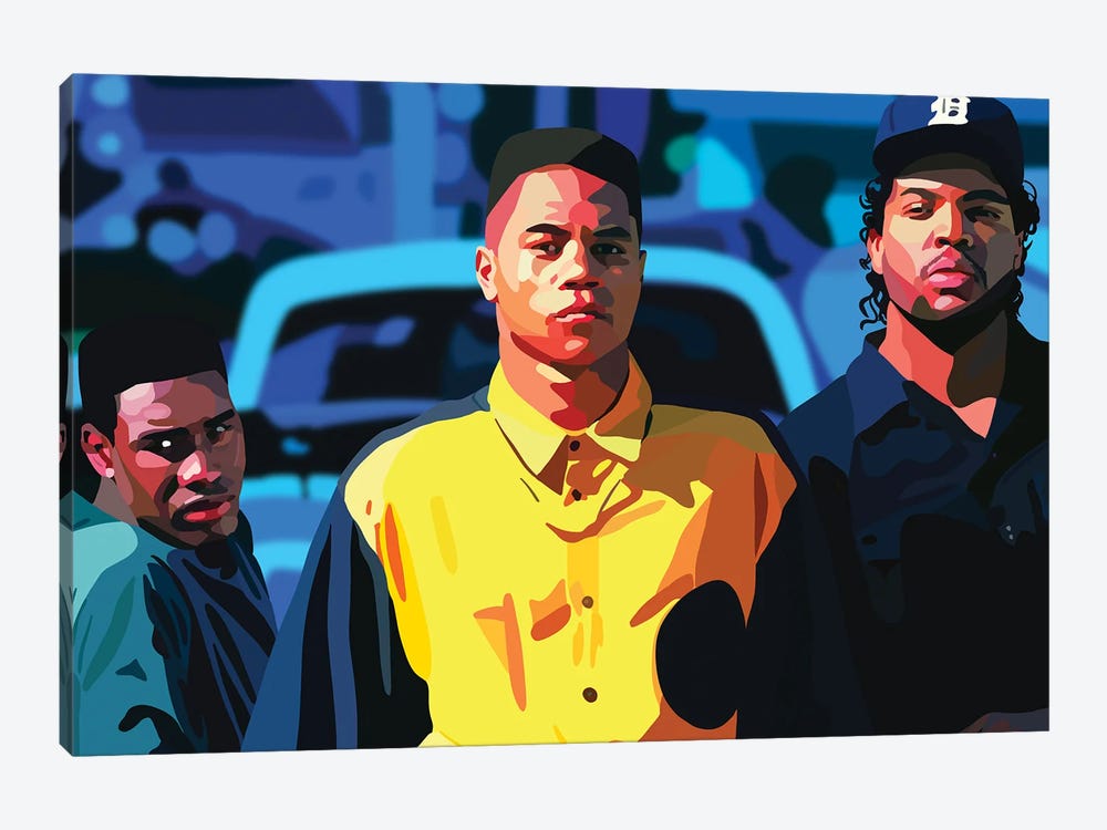 Boys N The Hood by Artpce 1-piece Canvas Art Print