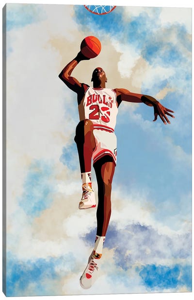 MJ Canvas Art Print - Athletes & Coaches