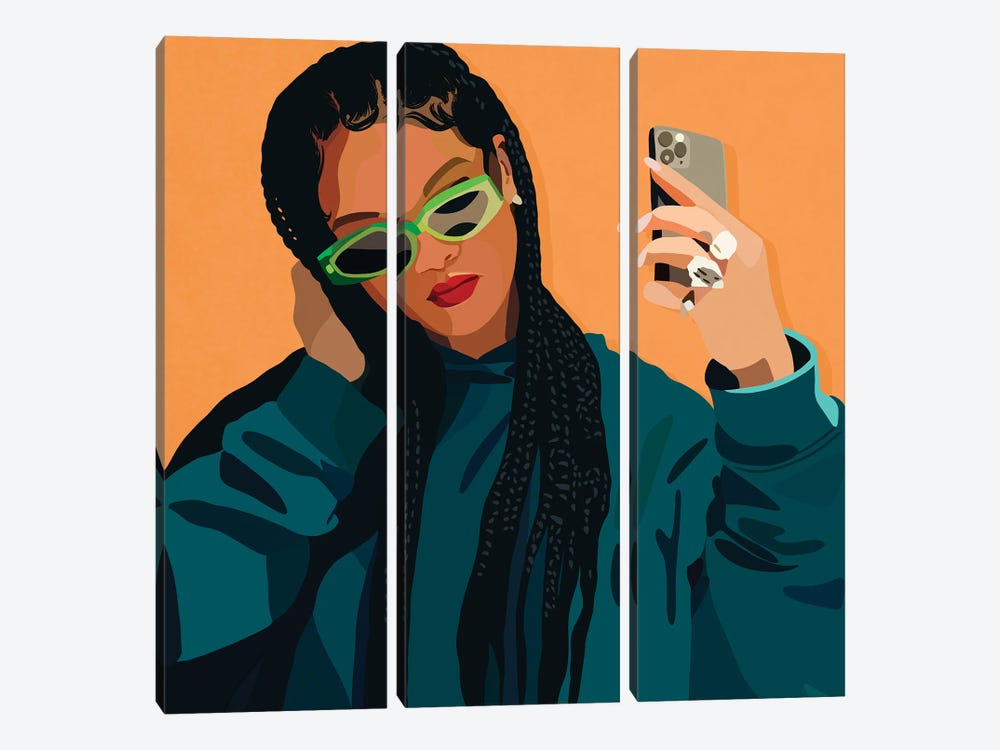 Rihanna II by Artpce 3-piece Canvas Art