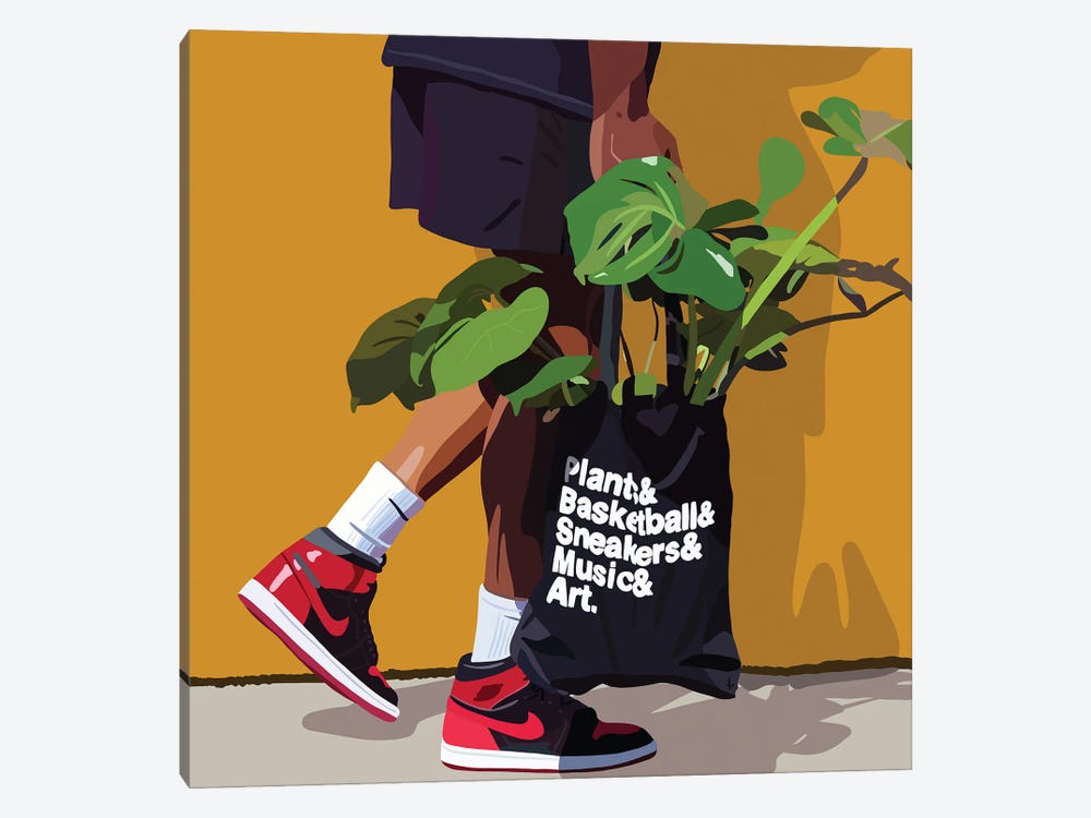 Plant Daddy Nike by Artpce 1-piece Canvas Print