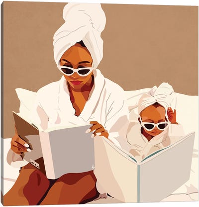 Mommy & Me Canvas Art Print - Families
