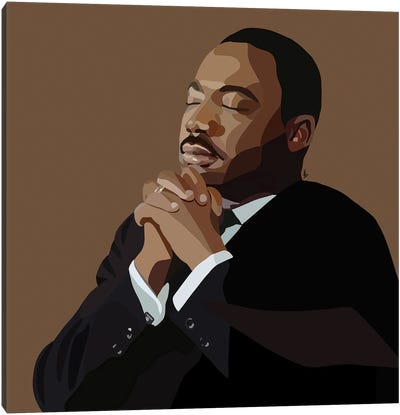 MLK Canvas Art Print - Martin Luther King Jr.