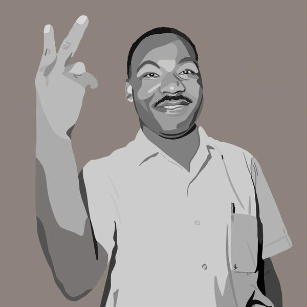 Peace Signs: MLK Peace by Artpce