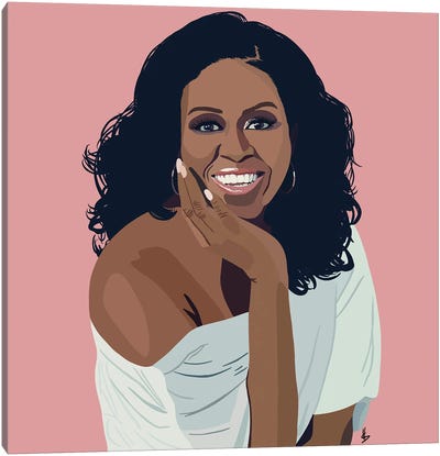 Michelle Obama Canvas Art Print
