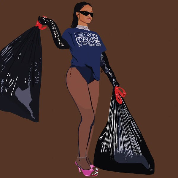 Black Lives Matter: Take Out The Trash by Artpce