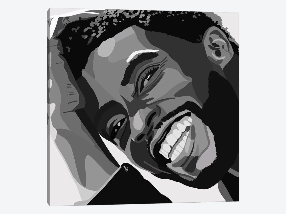 Chadwick Boseman by Artpce 1-piece Canvas Art Print