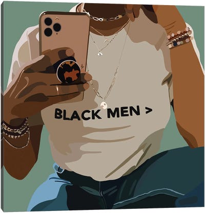 Black Men Canvas Art Print - Black Lives Matter Art