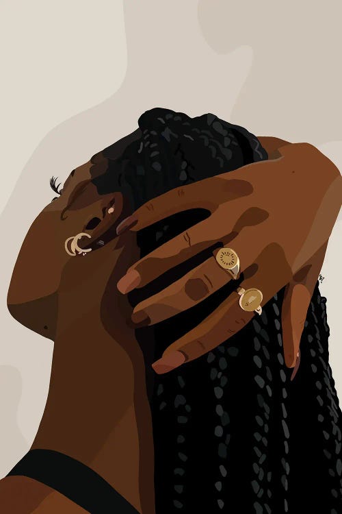 Let Your Hair Down by Artpce wall art