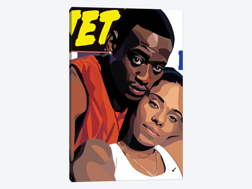 Love And Basketball by Artpce 1-piece Canvas Art