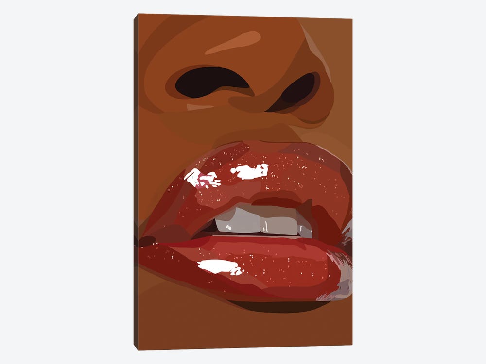 Red Lip by Artpce 1-piece Canvas Print