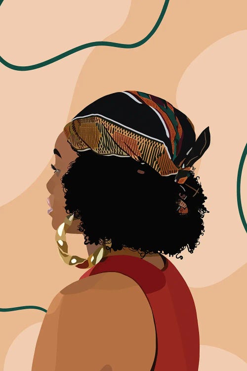 Headwrap by Artpce wall art