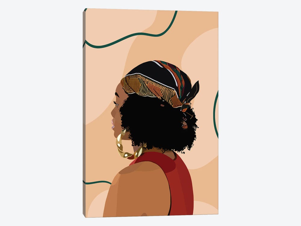 Headwrap by Artpce 1-piece Canvas Print