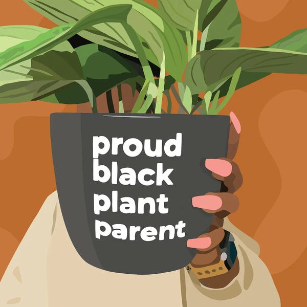 Black Lives Matter: Black Plant Parent by Artpce