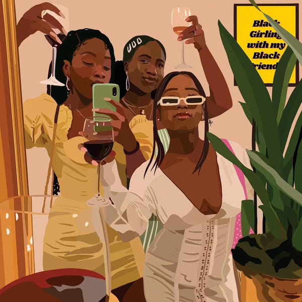 Black Joy: Black Girling by Artpce